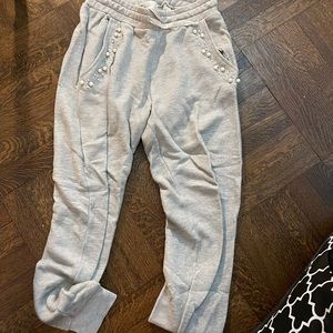 Matching set available! Grey with pearls joggers